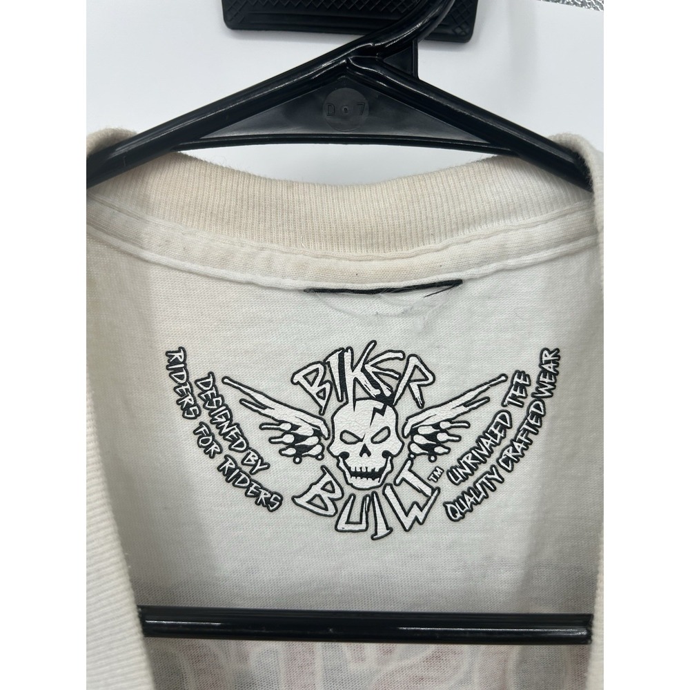 Harley Davidson Boston Massachusetts T-shirt size large White Motorcycle - Picture 4 of 7